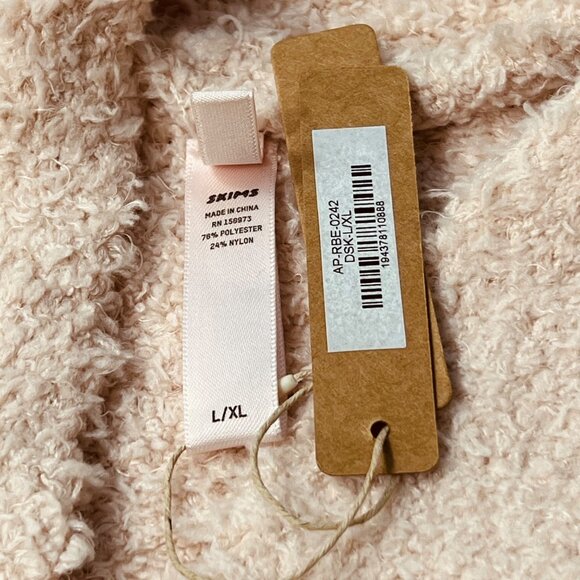 SKIMS Cozy Knit Short Robe Dusk L/XL - Picture 6 of 9